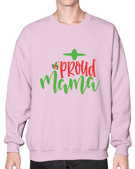 proud mama Style 38# - autism- Sweatshirt - Crew