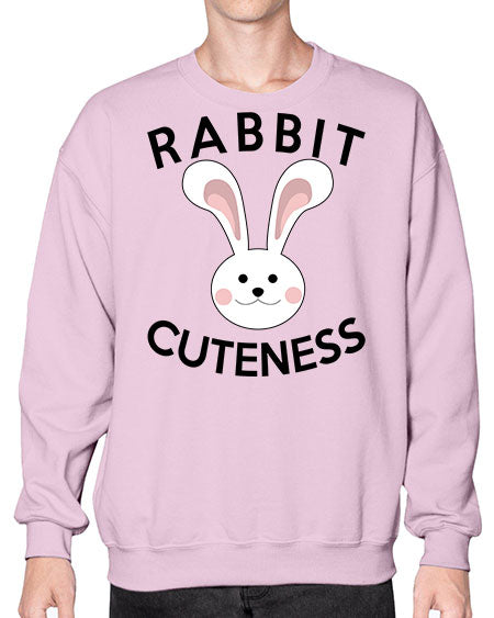 rabbit cuteness - rabbit- Sweatshirt - Crew