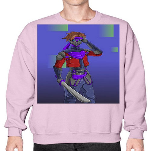robber bring knife156# - anime- Sweatshirt - Crew