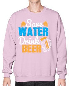save water drink beer 1515# - beer- Sweatshirt - Crew