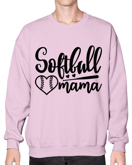 softball mama 2274# - softball- Sweatshirt - Crew