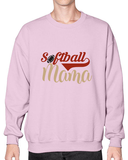 softball mama 2275# - softball- Sweatshirt - Crew