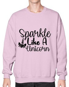 sparkle like a unicorn 417# - unicorn- Sweatshirt - Crew