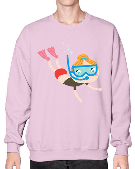 summer characters 61# - summer- Sweatshirt - Crew