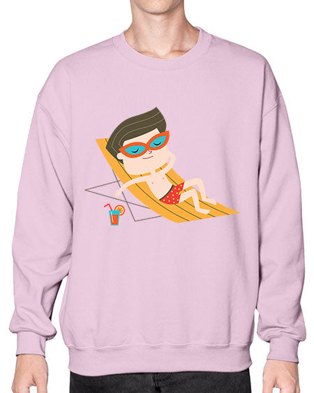summer characters 62# - summer- Sweatshirt - Crew