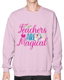 teachers are magical 429# - unicorn- Sweatshirt - Crew