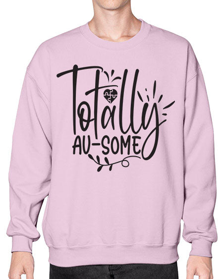 totally ausome Style 2# - autism- Sweatshirt - Crew