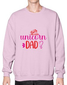 unicorn dad 453# - unicorn- Sweatshirt - Crew