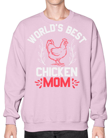 world’s best chicken mom Style 1# - chicken- Sweatshirt - Crew