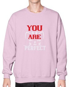 you are perfect Style 124# - cats- Sweatshirt - Crew