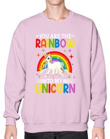 you are the rainbow to my unicorn 562# - unicorn- Sweatshirt - Crew