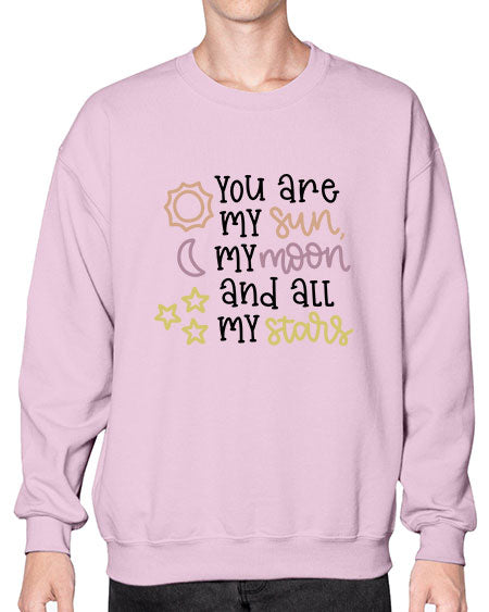 youaremysunmymoonandallmystars 1# - moon- Sweatshirt - Crew