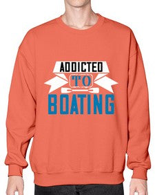 Addicted to Boating 1# - boats- Sweatshirt - Crew