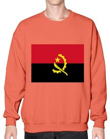 Angola 329# - world flags- Sweatshirt - Crew