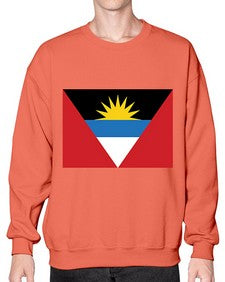 Antigua and Barbuda 336# - world flags- Sweatshirt - Crew