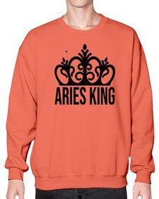 Aries king 107# - aries- Sweatshirt - Crew