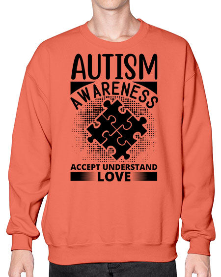 Autism awareness Style 43# - autism- Sweatshirt - Crew