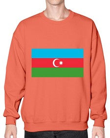 Azerbaijan 385# - world flags- Sweatshirt - Crew