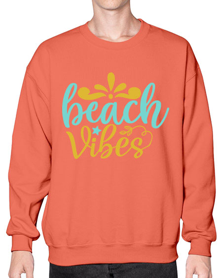 BEACH VIBES Style 70# - summer- Sweatshirt - Crew