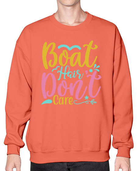 BOAT HAIR DONT CARE Style 68# - summer- Sweatshirt - Crew