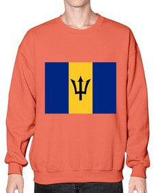 Barbados 410# - world flags- Sweatshirt - Crew