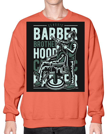 Barber Brotherhood587# - barber- Sweatshirt - Crew