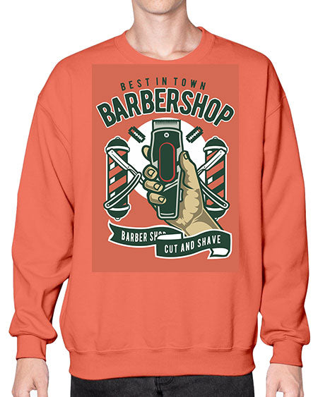 Barbershop590# - barber- Sweatshirt - Crew