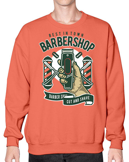 Barbershop591# - barber- Sweatshirt - Crew
