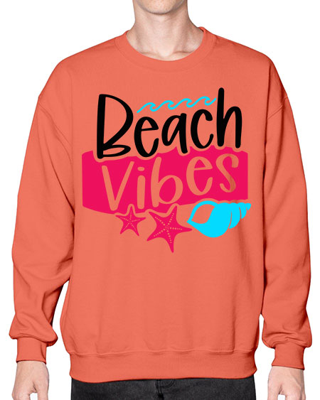 Beach Vibes Style 50# - summer- Sweatshirt - Crew