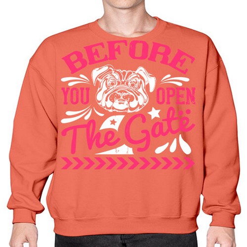 Before You Open The Gate Style 17# - dogs- Sweatshirt - Crew