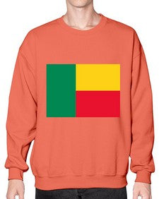 Benin 442# - world flags- Sweatshirt - Crew