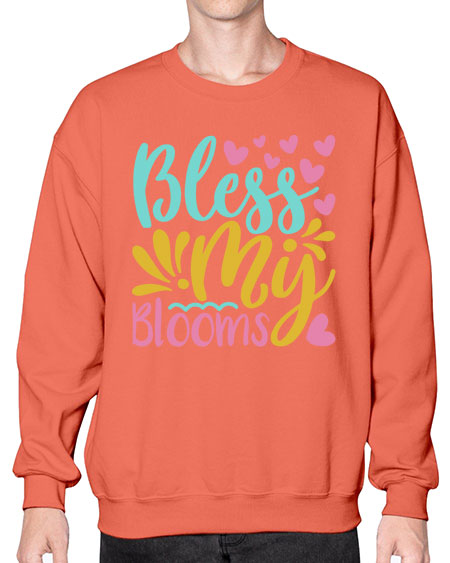 Bless my blooms Style 69# - summer- Sweatshirt - Crew