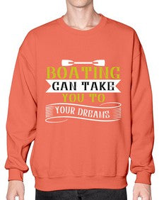 Boating can take you to your dreams 50# - boats- Sweatshirt - Crew