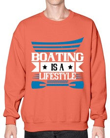Boating is a lifestyle 52# - boats- Sweatshirt - Crew