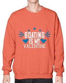 Boating is my valentine 4# - boats- Sweatshirt - Crew