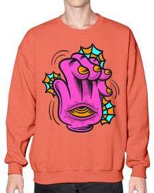 Bored high five 23# - cartoon general- Sweatshirt - Crew