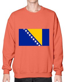 Bosnia and Herzegovina 476# - world flags- Sweatshirt - Crew