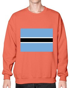 Botswana 482# - world flags- Sweatshirt - Crew
