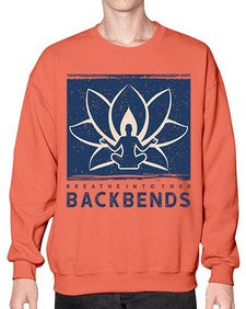 Breathe into Your Backbends 182# - yoga- Sweatshirt - Crew