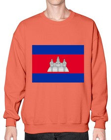 Cambodia 537# - world flags- Sweatshirt - Crew