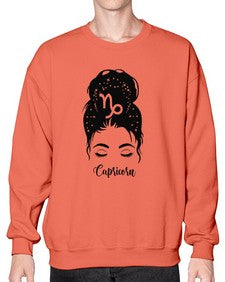 Capricorn Woman - capricorn- Sweatshirt - Crew