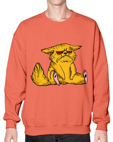 Cat 30# - cartoon animals- Sweatshirt - Crew