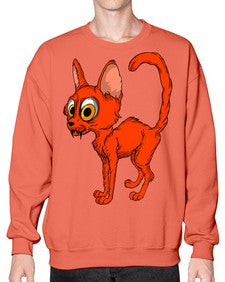 Cat 32# - cartoon animals- Sweatshirt - Crew