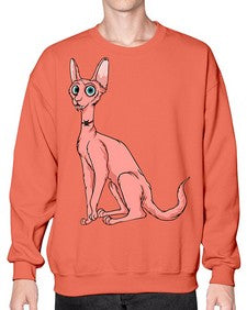 Cat 33# - cartoon animals- Sweatshirt - Crew