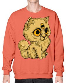 Cat 35# - cartoon animals- Sweatshirt - Crew