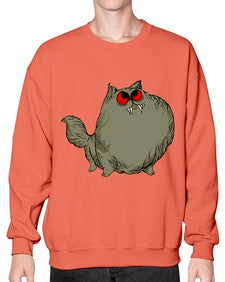 Cat 37# - cartoon animals- Sweatshirt - Crew