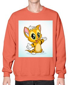 Cat 40# - cartoon animals- Sweatshirt - Crew