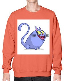 Cat 41# - cartoon animals- Sweatshirt - Crew