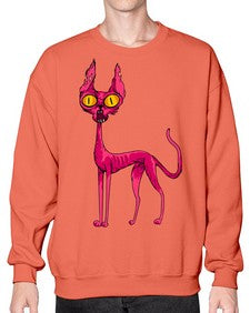 Cat 42# - cartoon animals- Sweatshirt - Crew