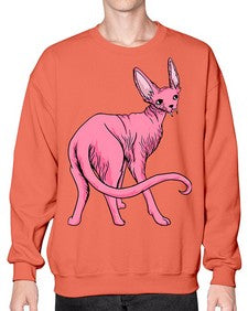 Cat 45# - cartoon animals- Sweatshirt - Crew